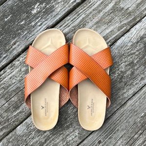 American Eagle Criss Cross Slides 8